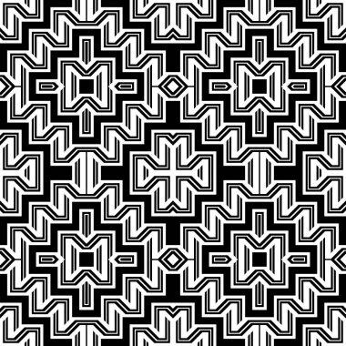 Tasarım Dikişsiz tek renkli geometrik desen. Zikzak arka plan. Vektör sanat