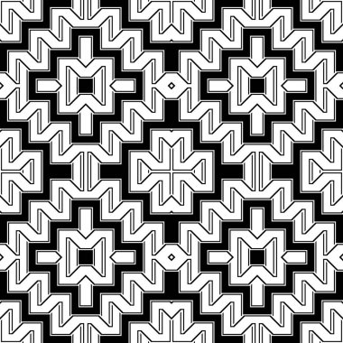 Tasarım Dikişsiz tek renkli geometrik desen. Zikzak arka plan. Vektör sanat