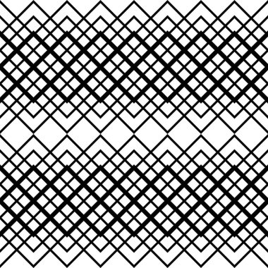 Kusursuz monokrom zigzag deseni tasarla. Soyut geometrik arkaplan. Vektör sanatı