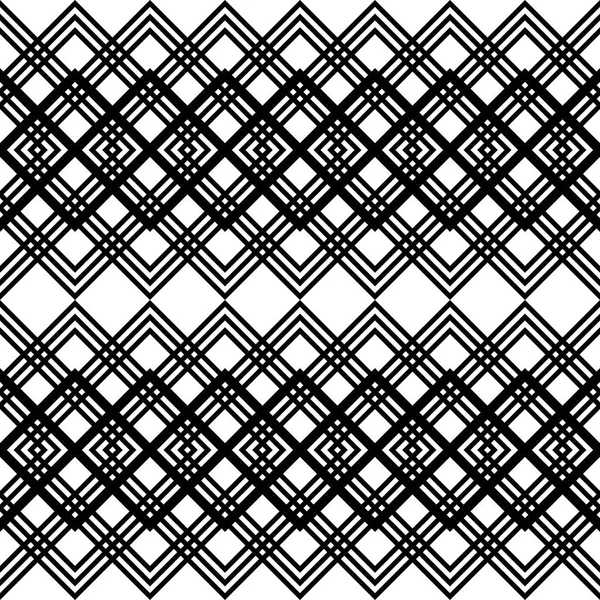 シームレスなモノクロジグザグパターンを設計します 抽象幾何学的背景 ベクトルアート — ストックベクタ