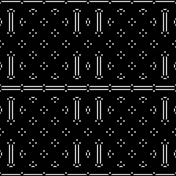 Design Nahtlosen Monochromen Muster Abstrakter Hintergrund Vektorkunst — Stockvektor