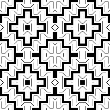 Tasarım Dikişsiz tek renkli geometrik desen. Zikzak arka plan. Vektör sanat