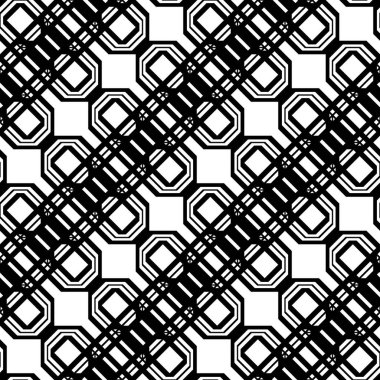 Kusursuz tek renkli geometrik desen dizaynı. Soyut arkaplan. vektör sanatı