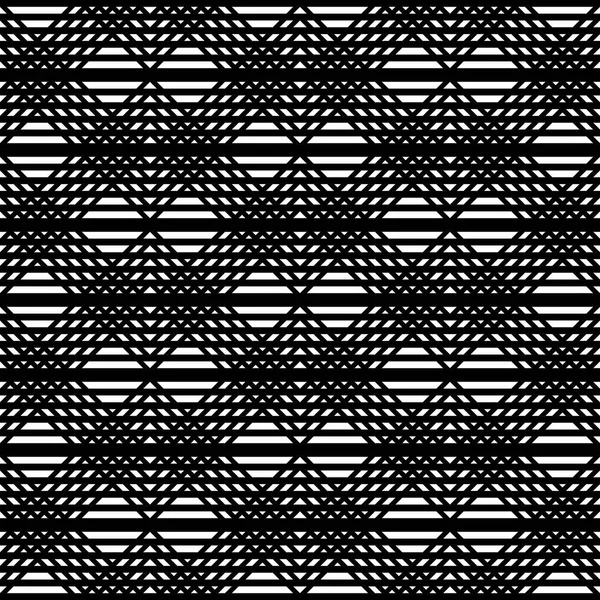 Design Seamless Monochrome Grating Pattern Abstract Background Vector Art — Stock Vector