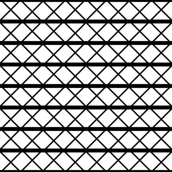 Дизайн Бесшовной Монохромной Решетки Радиатора Абстрактный Геометрический Фон Векторное Искусство — стоковый вектор