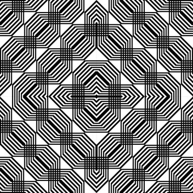 Kusursuz tek renkli geometrik desen dizaynı. Soyut arkaplan. vektör sanatı