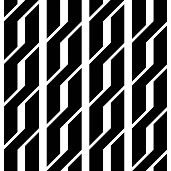 Diseña Patrón Zigzag Monocromo Sin Costuras Fondo Abstracto Arte Vectorial — Archivo Imágenes Vectoriales