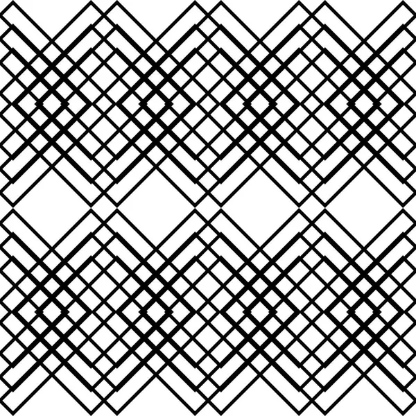 Σχεδιασμός Απρόσκοπτη Μονόχρωμη Σχάρα Μοτίβο Αφηρημένο Γεωμετρικό Υπόβαθρο Διανυσματική Τέχνη — Διανυσματικό Αρχείο