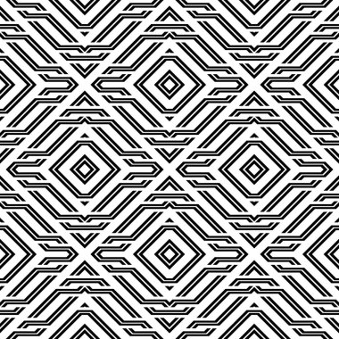 Kusursuz tek renkli geometrik desen dizaynı. Soyut arkaplan. vektör sanatı
