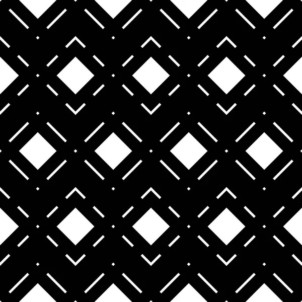 Diseña Patrón Diamantes Monocromáticos Sin Costuras Fondo Zigzag Abstracto Arte — Vector de stock