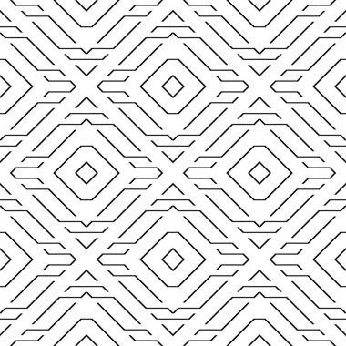 Kusursuz tek renkli geometrik desen dizaynı. Soyut arkaplan. vektör sanatı