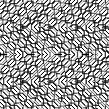 Tasarım Dikişsiz tek renkli geometrik desen. Zikzak arka plan. Vektör sanat