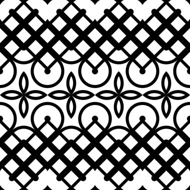 Tasarım Dikişsiz tek renkli dekoratif desen. Geometrik arka plan. Vektör sanat