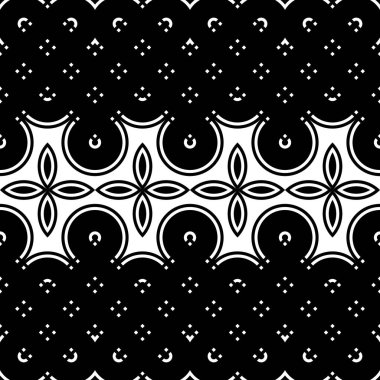 Tasarım Dikişsiz tek renkli dekoratif desen. Geometrik arka plan. Vektör sanat