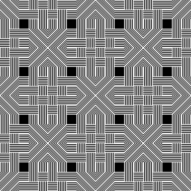 Kusursuz tek renkli geometrik desen dizaynı. Soyut arkaplan. vektör sanatı