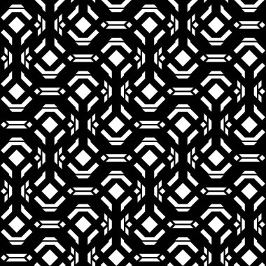 Kusursuz tek renkli geometrik desen dizaynı. Soyut arkaplan. vektör sanatı