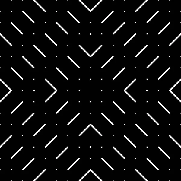 Entwerfen Sie Nahtlose Monochrome Streifenmuster Abstrakter Geometrischer Hintergrund Vektorkunst — Stockvektor