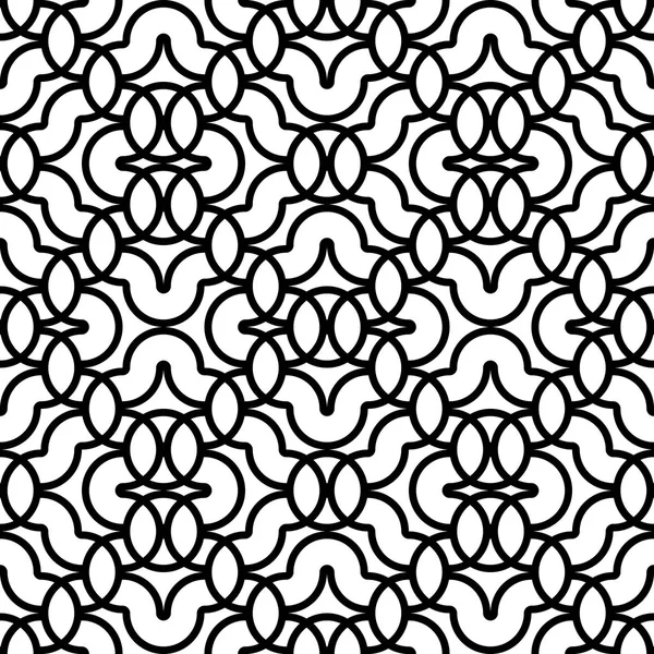 Ontwerp Naadloze Monochroom Zigzag Patroon Abstract Achtergrond Raspen Vector Kunst — Stockvector