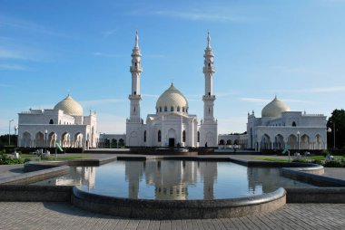 Beyaz camide Bolgar, Tataristan, Rusya Federasyonu
