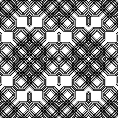 Kusursuz tek renkli geometrik desen dizaynı. Soyut arkaplan. vektör sanatı