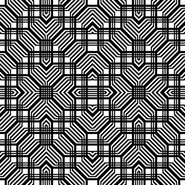 Kusursuz tek renkli ızgara deseni tasarla. Soyut geometrik arkaplan. Vektör sanatı