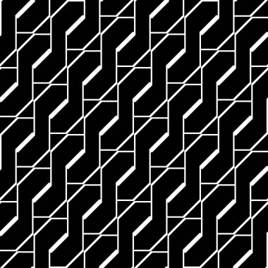 Tasarım Dikişsiz tek renkli zikzak desen. Arka plan. Vektör sanat