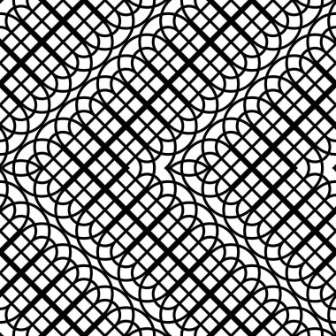 Tasarım Dikişsiz tek renkli zikzak desen. Soyut arka plan ızgara. Vektör sanat