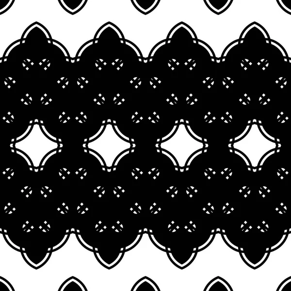 Design Motif Décoratif Monochrome Sans Couture Résumé Fond Zigzag Art — Image vectorielle