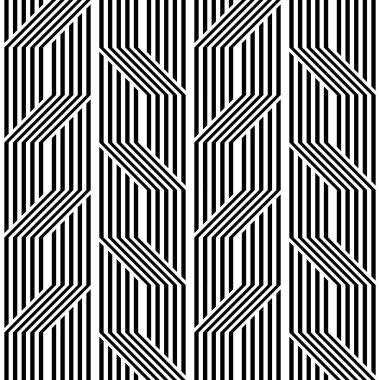 Tasarım Dikişsiz tek renkli zikzak desen. Arka plan. Vektör sanat