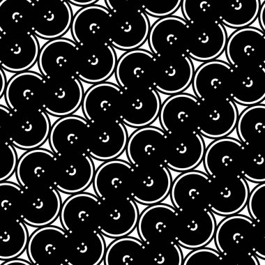 Tasarım Dikişsiz tek renkli sallanan desen. Arka plan. Vektör sanat