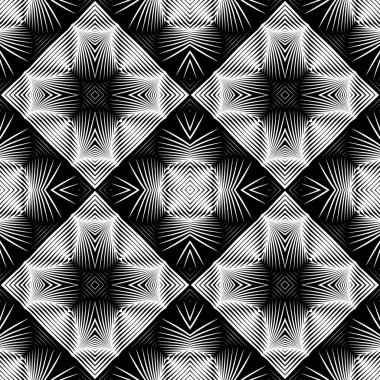 Sorunsuz tek renkli ızgara desen tasarım. Geometrik arka plan. Vektör sanat. Hiçbir gradyan 