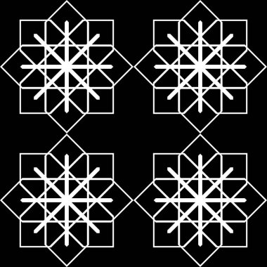 Sorunsuz tek renkli kar tanesi desen tasarım. Arka plan. Vektör sanat