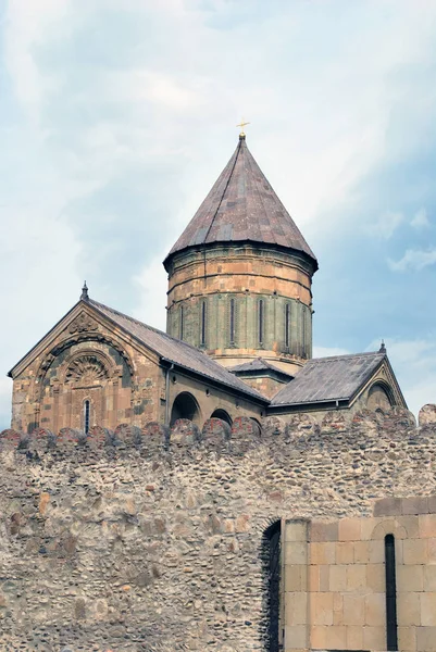 Catedral Svetitskhoveli Mtskheta Georgia — Foto de Stock