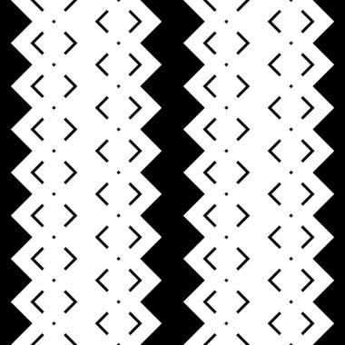 Tasarım Dikişsiz tek renkli zikzak desen. Arka plan. Vektör sanat