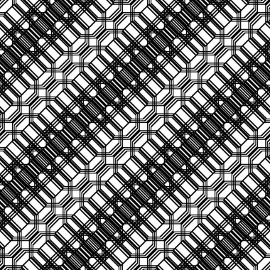 Kusursuz tek renkli geometrik desen dizaynı. Soyut arkaplan. vektör sanatı