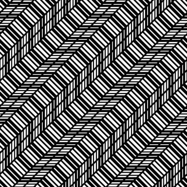 Tasarım Dikişsiz tek renkli zikzak desen. Arka plan. Vektör sanat