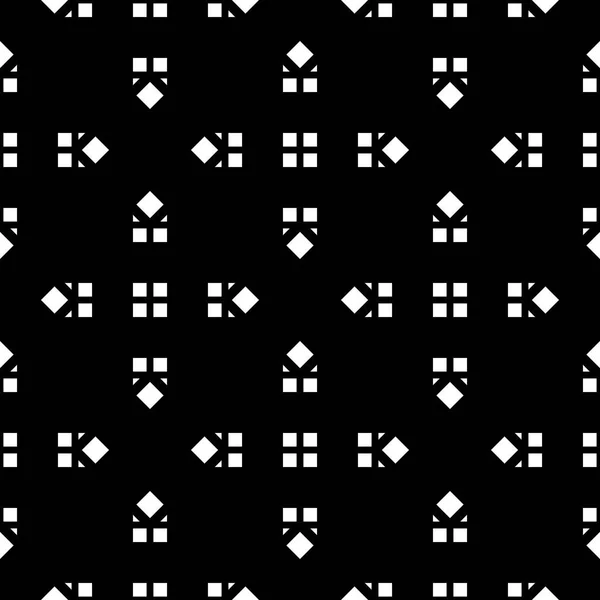 Conception Motif Grille Monochrome Sans Couture Contexte Abstrait Art Vectoriel — Image vectorielle