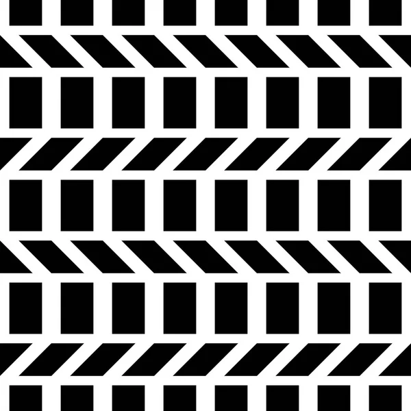 Diseño Inconsútil Patrón Ilusión Monocromo Fondo Abstracto Arte Vectorial — Archivo Imágenes Vectoriales