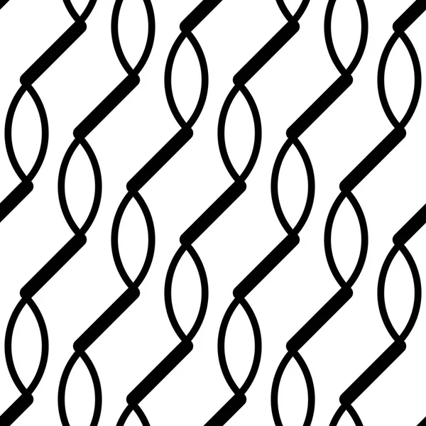 Design Seamless Monochrome Stripy Pattern Abstract Background Vector Art — Stock Vector
