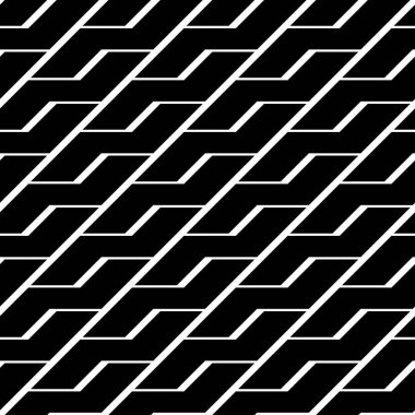 Tasarım Dikişsiz tek renkli zikzak desen. Arka plan. Vektör sanat