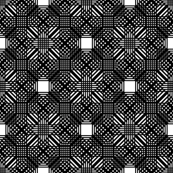 Design Seamless Monochrome Grating Pattern Abstract Background Vector Art — Stock Vector