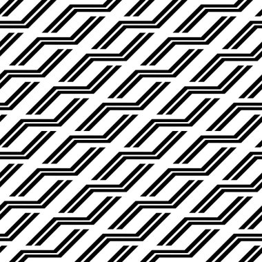 Tasarım Dikişsiz tek renkli zikzak desen. Arka plan. Vektör sanat