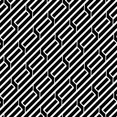 Kusursuz tek renkli geometrik desen dizaynı. Soyut arkaplan. vektör sanatı