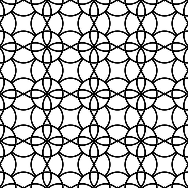 Design seamless monochrome grating pattern. Abstract background. Vector art