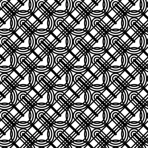 Bezszwowe Monochromatyczne Macha Wzorzec Projektowania Abstrakcja Linie Teksturowanej Tło Sztuka — Wektor stockowy