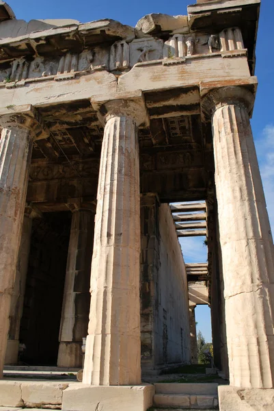 Храм Гефеста Афінах Греція — стокове фото