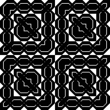 Kusursuz tek renkli geometrik desen dizaynı. Soyut arkaplan. vektör sanatı