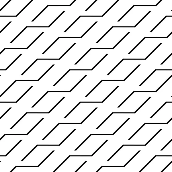 Diseña Patrón Zigzag Monocromo Sin Costuras Fondo Abstracto Arte Vectorial — Archivo Imágenes Vectoriales