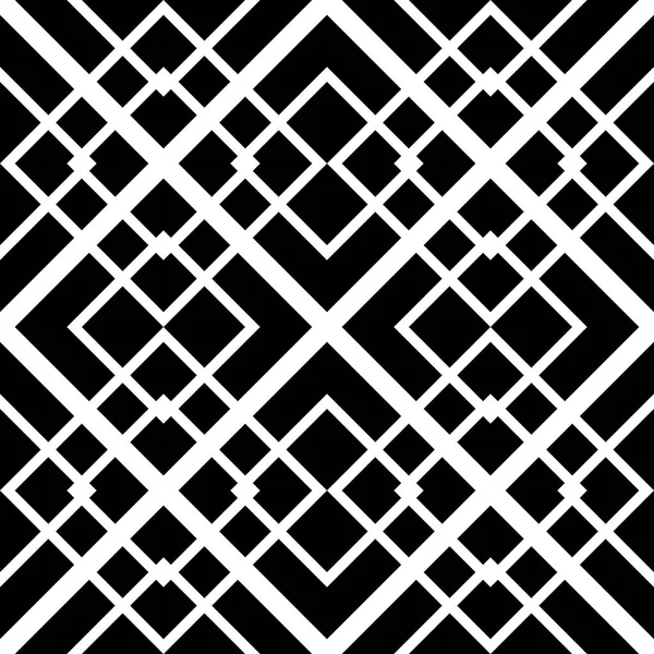 Navrhnout Bezešvé Monochromatické Mřížky Vzor Abstraktní Pozadí Vektorové Umění — Stockový vektor