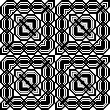 Kusursuz tek renkli geometrik desen dizaynı. Soyut arkaplan. vektör sanatı